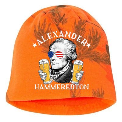 Alexander Hammeredton Alexander Hamilton Beer Drinking Party Kati - Camo Knit Beanie