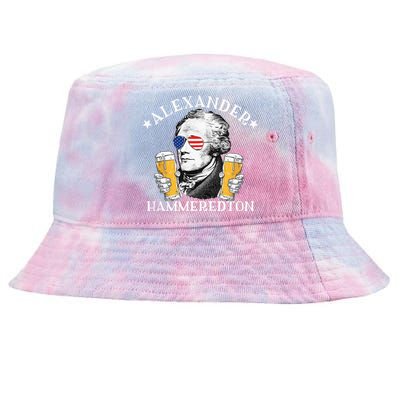 Alexander Hammeredton Alexander Hamilton Beer Drinking Party Tie-Dyed Bucket Hat