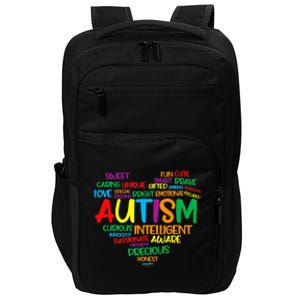 Autism Heart Autism Awareness proud Autism Mom Gifts Family Impact Tech Backpack