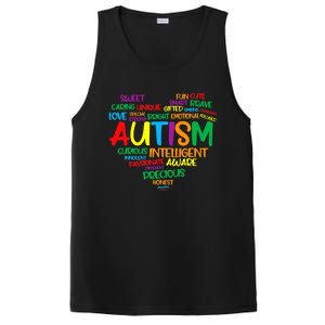 Autism Heart Autism Awareness proud Autism Mom Gifts Family PosiCharge Competitor Tank