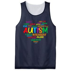 Autism Heart Autism Awareness proud Autism Mom Gifts Family Mesh Reversible Basketball Jersey Tank