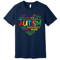 Autism Heart Autism Awareness proud Autism Mom Gifts Family Premium T-Shirt