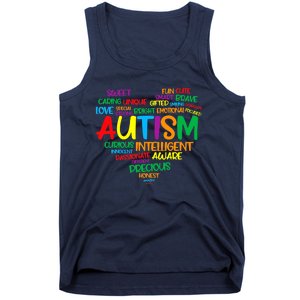 Autism Heart Autism Awareness proud Autism Mom Gifts Family Tank Top