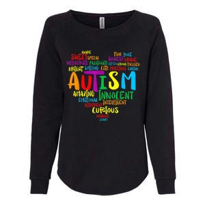 Autism Heart Autism Awareness proud Autism Mom Gifts Family Womens California Wash Sweatshirt