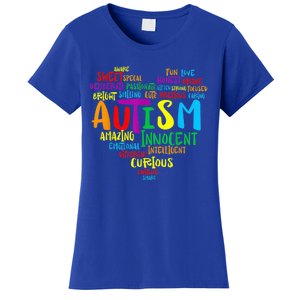 Autism Heart Autism Awareness proud Autism Mom Gifts Family Women's T-Shirt