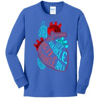 Anatomy Heart Aorta Doctor Nurse Cardiologist Cardiology Gift Kids Long Sleeve Shirt