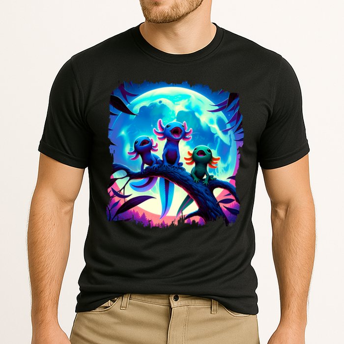 Axolotls Howl At Moon Axolotl Owner Performance Shirt