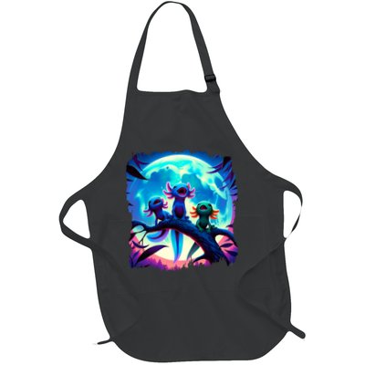 Axolotls Howl At Moon Axolotl Owner Apron