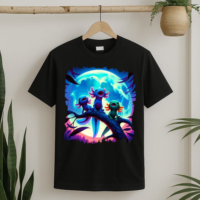 Axolotls Howl At Moon Axolotl Owner T-Shirt