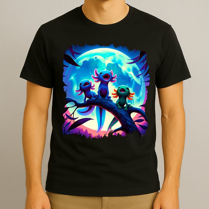 Axolotls Howl At Moon Axolotl Owner T-Shirt