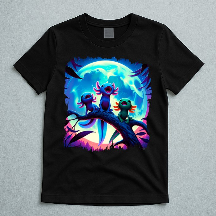 Axolotls Howl At Moon Axolotl Owner T-Shirt