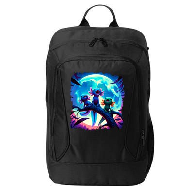Axolotls Howl At Moon Axolotl Owner City Backpack