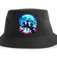 Axolotls Howl At Moon Axolotl Owner Sustainable Bucket Hat