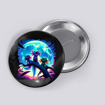 Axolotls Howl At Moon Axolotl Owner Button