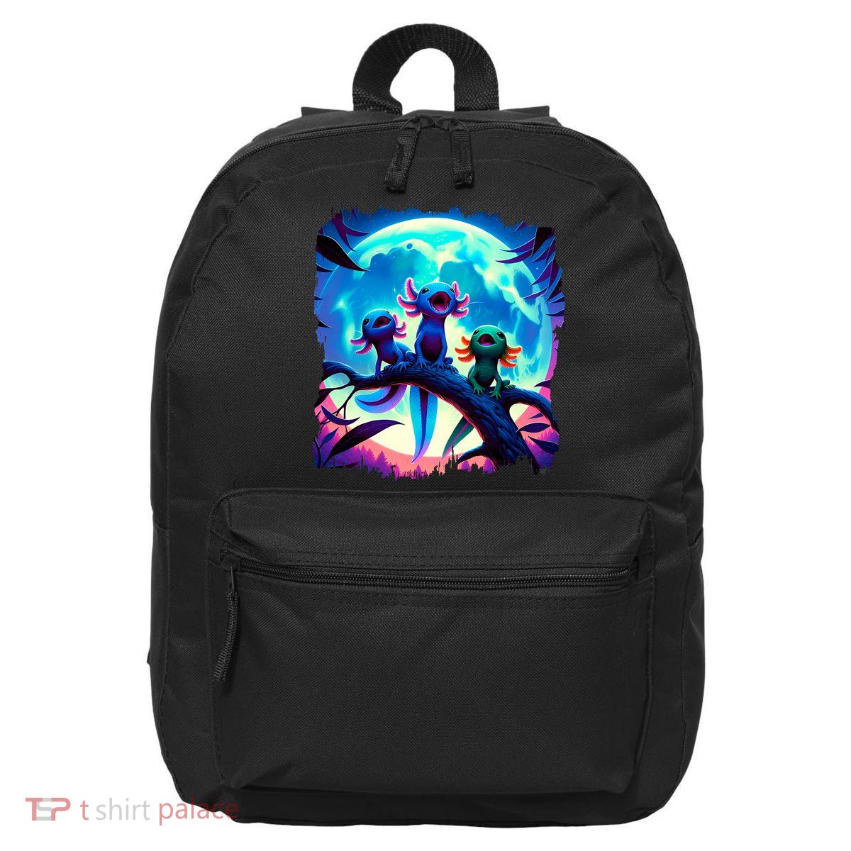Axolotls Howl At Moon Axolotl Owner 16 in Basic Backpack