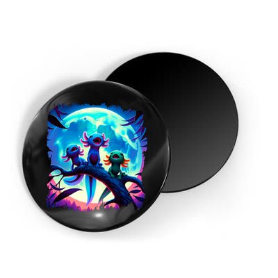 Axolotls Howl At Moon Axolotl Owner Magnet