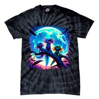 Axolotls Howl At Moon Axolotl Owner Tie-Dye T-Shirt