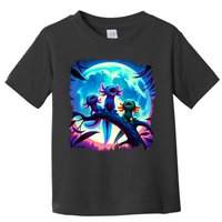 Axolotls Howl At Moon Axolotl Owner Toddler T-Shirt