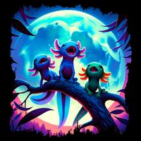 Axolotls Howl At Moon Axolotl Owner Toddler T-Shirt