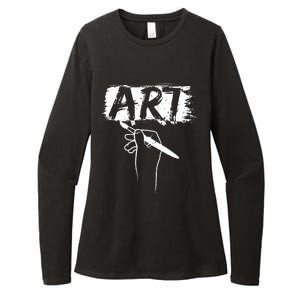 Art Handart Artist Painting Awesome Funny Gift Womens CVC Long Sleeve Shirt