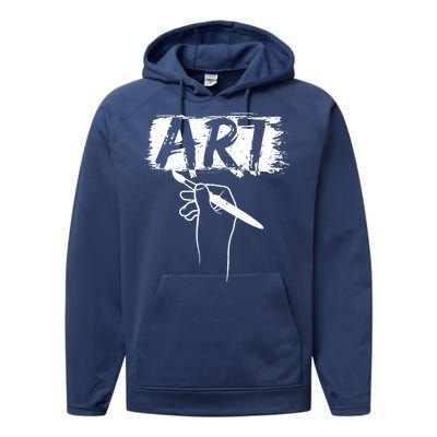 Art Handart Artist Painting Awesome Funny Gift Performance Fleece Hoodie