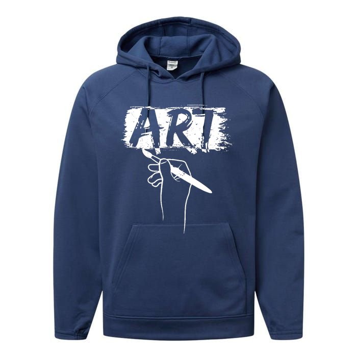 Art Handart Artist Painting Awesome Funny Gift Performance Fleece Hoodie