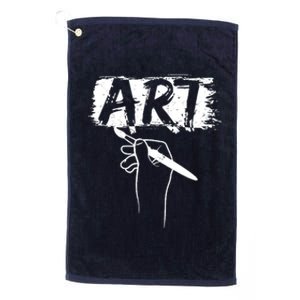 Art Handart Artist Painting Awesome Funny Gift Platinum Collection Golf Towel