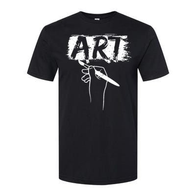 Art Handart Artist Painting Awesome Funny Gift Softstyle CVC T-Shirt