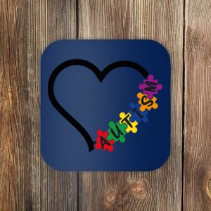 Autism Heart Coaster