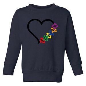 Autism Heart Toddler Sweatshirt