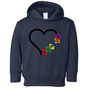 Autism Heart Toddler Hoodie