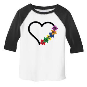 Autism Heart Toddler Fine Jersey T-Shirt