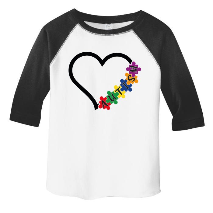 Autism Heart Toddler Fine Jersey T-Shirt