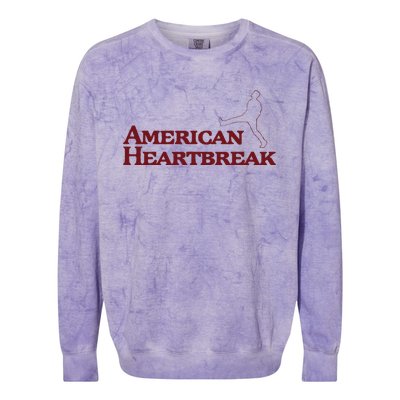 american heartbreak Colorblast Crewneck Sweatshirt