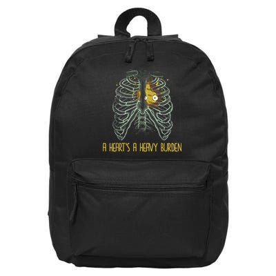 A HeartS A Heavy Burden 16 in Basic Backpack