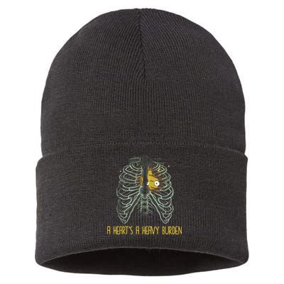 A HeartS A Heavy Burden Sustainable Knit Beanie