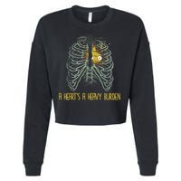 A HeartS A Heavy Burden Cropped Pullover Crew