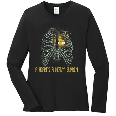 A HeartS A Heavy Burden Ladies Long Sleeve Shirt