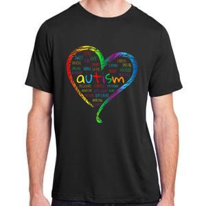 Autism Heart Autism Awareness proud Autism Mom Gifts Family Adult ChromaSoft Performance T-Shirt