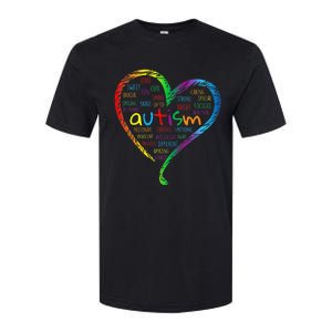 Autism Heart Autism Awareness proud Autism Mom Gifts Family Softstyle CVC T-Shirt