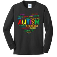 Autism Heart Autism Awareness proud Autism Mom Gifts Family Kids Long Sleeve Shirt