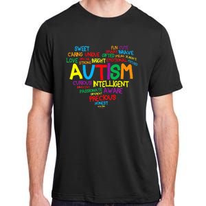 Autism Heart Autism Awareness proud Autism Mom Gifts Family Adult ChromaSoft Performance T-Shirt