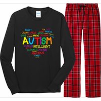 Autism Heart Autism Awareness proud Autism Mom Gifts Family Long Sleeve Pajama Set