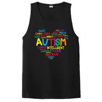 Autism Heart Autism Awareness proud Autism Mom Gifts Family PosiCharge Competitor Tank