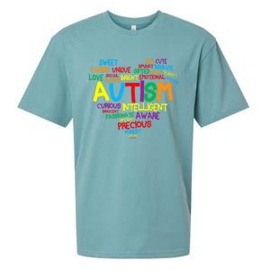 Autism Heart Autism Awareness proud Autism Mom Gifts Family Sueded Cloud Jersey T-Shirt