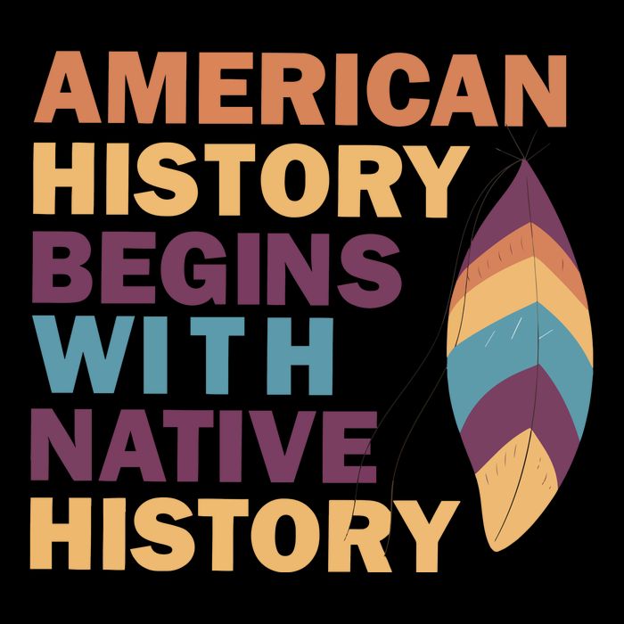 American History Begins With Native History Women's Crop Top Tee