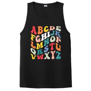 Alphabet Hi Back To School Abc Pre K Kindergarten Teacher PosiCharge Competitor Tank