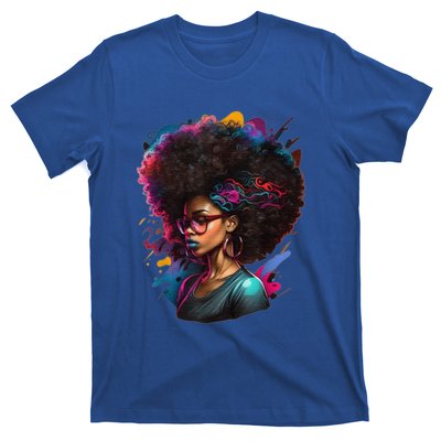 Afro Hair Beauty Fashion Funny History Month T-Shirt