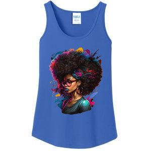 Afro Hair Beauty Fashion Funny History Month Ladies Essential Tank