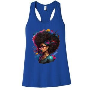 Afro Hair Beauty Fashion Funny History Month Women's Racerback Tank